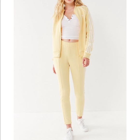 yellow adidas jumpsuit